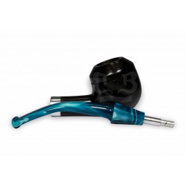 Cachimbo Bertoldi Callia Encerado – Piteira Acrílica Azul (filtro Permanente)